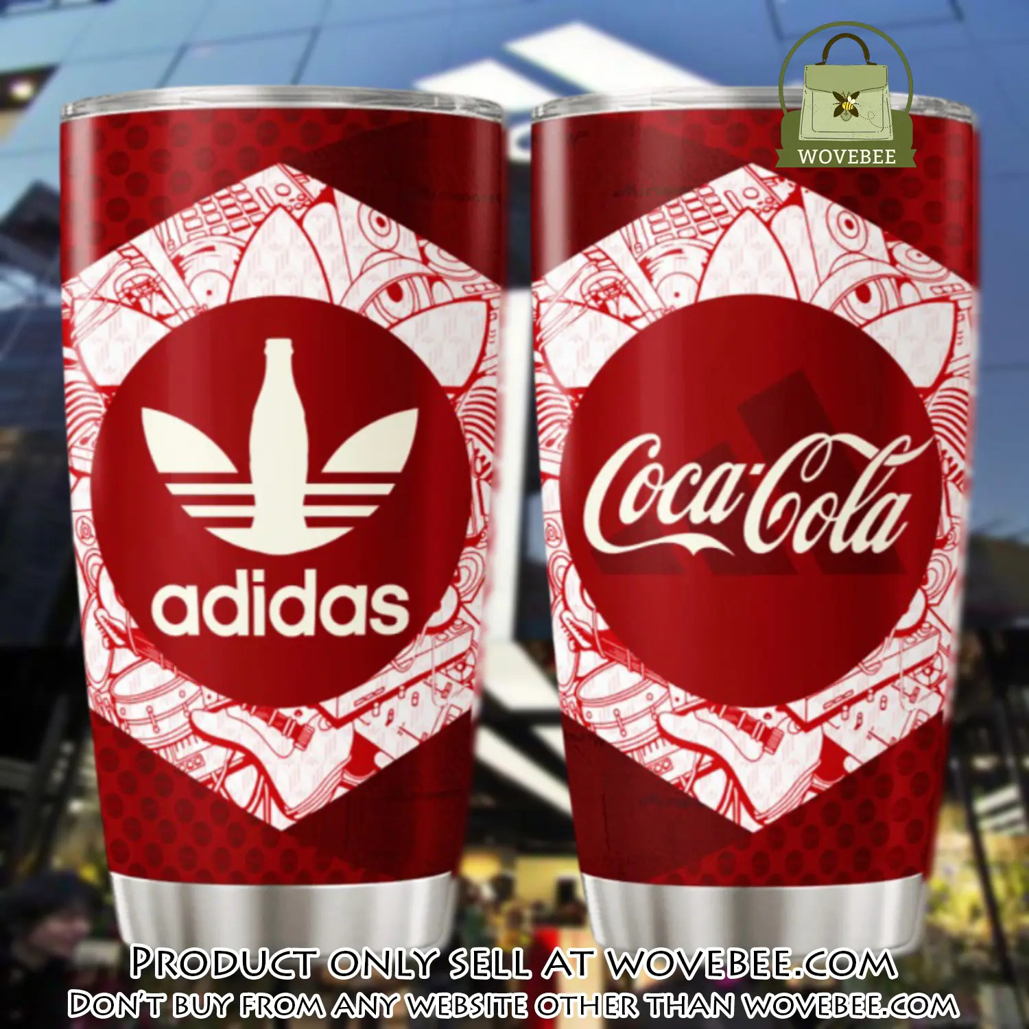 Adidas coca cola stainless steel tumbler 20oz30oz wvb0513067